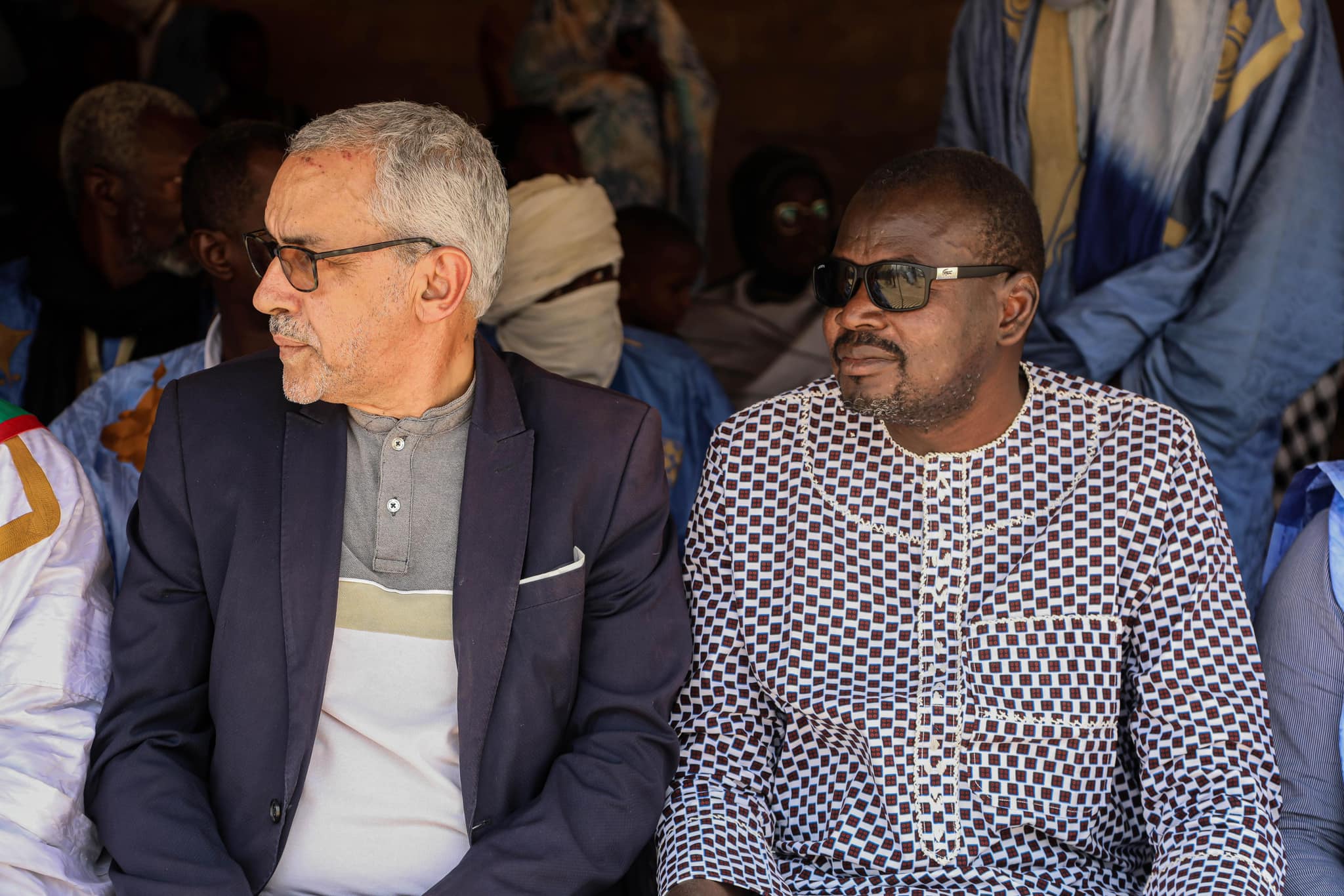 Le délégué général à la Solidarité nationale et le ministre de l’Agriculture visitent le salon agricole de Kiffa