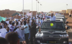 Le président de la République arrive à Akjoujt au début d'une visite dans la wilaya de l’Inchiri