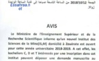 Institut des Sciences de la Mine : opportunité pour les bacheliers C, D et T