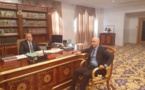 Ould Sellahi reçu par le Président à son bureau au palais