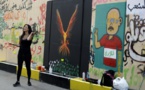 Un phoenix, un V de la victoire et un vélo, les graffiti de la révolte à Beyrouth