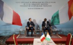 Economie et affaires militaire au programme de Macron à Bouaké et Niamey