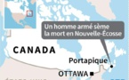 Canada: un homme armé fait au moins 16 morts, pire tuerie du pays