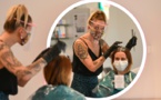 Déconfinement: dans un salon de coiffure, une mise en situation avant le jour J