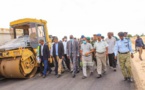 Le ministre de l’Équipement visite des chantiers de construction des axes routiers situés dans les wilayas de Nouakchott-Sud et Nouakchott-Nord