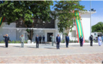 Le Président de la République préside, au palais présidentiel à Nouakchott, la cérémonie de levée de couleurs