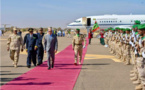 Arrivée du Président de la République à Néma pour donner le coup d’envoi des projets de développement et lancer le Festival des Cités du Patrimoine