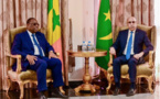 Le Président de la République effectue un entretien en tête-à-tête avec son homologue sénégalais