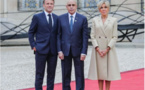 Le Président de la République, Président de l’Union africaine s’entretient avec le Président français