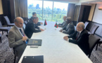 Le ministre des Affaires étrangères rencontre le chargé de gestion des affaires au ministère libyen des affaires étrangères et de la coopération internationale