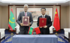 Signature d’un protocole d’accord entre la Mauritanie et la chine relatif à la mise en œuvre de l’Initiative mondiale de Développement