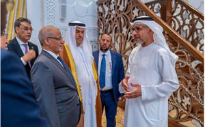 Le président de l’Assemblée nationale visite la grande mosquée Cheikh Zayed à Abu Dhabi