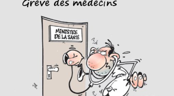 Les médecins observent un sit-in lundi et menacent d’aller en grève