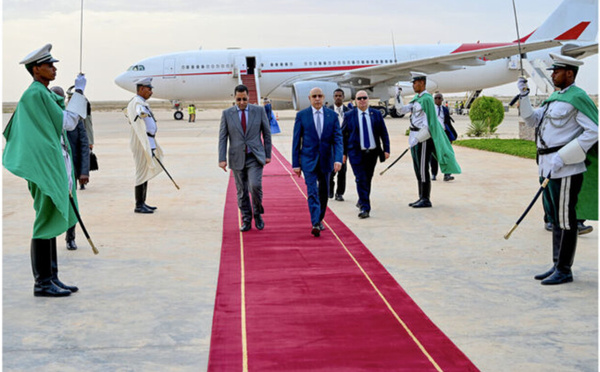 Le Président de la République, Président de l’UA regagne Nouakchott après avoir participé au Sommet du G20 de Rio de Janeiro