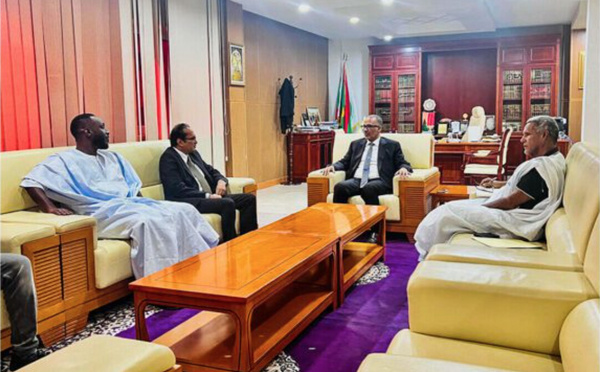 Le président de l’Union Nationale du Patronat Mauritanien rencontre l’ambassadeur du Bangladesh